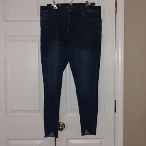 KUT from the Kloth Donna High Rise Ankle Skinny Jeans  Sz 14
